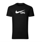 تیشرت آستین کوتاه مردانه یقه گرد طرح CFC مدل t 89789 مشکی چهارفصل - بلو قسط | خرید اقساطی و آنلاین