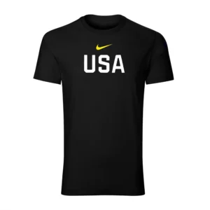 تیشرت یقه گرد مردانه طرح USA مشکی سایزبندی چهار فصل - بلو قسط | خرید اقساطی و آنلاین