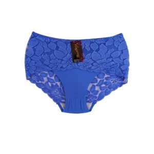 شورت اسلیپ زنانه دانتل و لیزری بغل پهن سایز 2XL 3XL 4XL - بلو قسط | خرید اقساطی و آنلاین