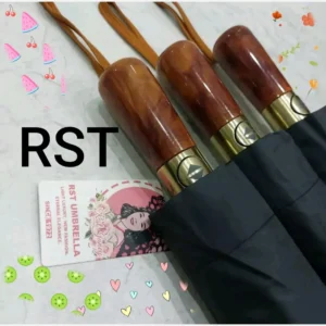 چتر لوکس دو رویه 10 فنره ضد باد برند RST دسته چوب براق قواره دار مناسب آفتاب و باران - بلو قسط | خرید اقساطی و آنلاین