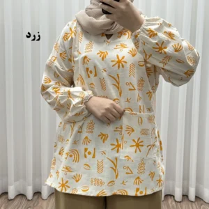 مانتو جلوبسته لینن فری سایز تا 50 کد 1819 زنانه چهارفصل تنخور راحت - بلو قسط | خرید اقساطی و آنلاین