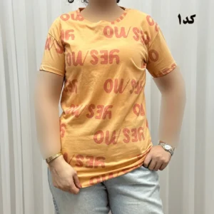 تیشرت طرحدار H&M کد 1169 نخ پنبه چهارفصل زنانه دخترانه تنخور راحت - بلو قسط | خرید اقساطی و آنلاین