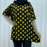 تیشرت نخی زنانه طرح بابونه فری سایز مناسب تا سایز 52 - بلو قسط | خرید اقساطی و آنلاین
