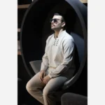 پیراهن مردانه الیاف طبیعی 100 درصد پنبه مدل هشت دکمه رنگ استخوانی - بلو قسط | خرید اقساطی و آنلاین