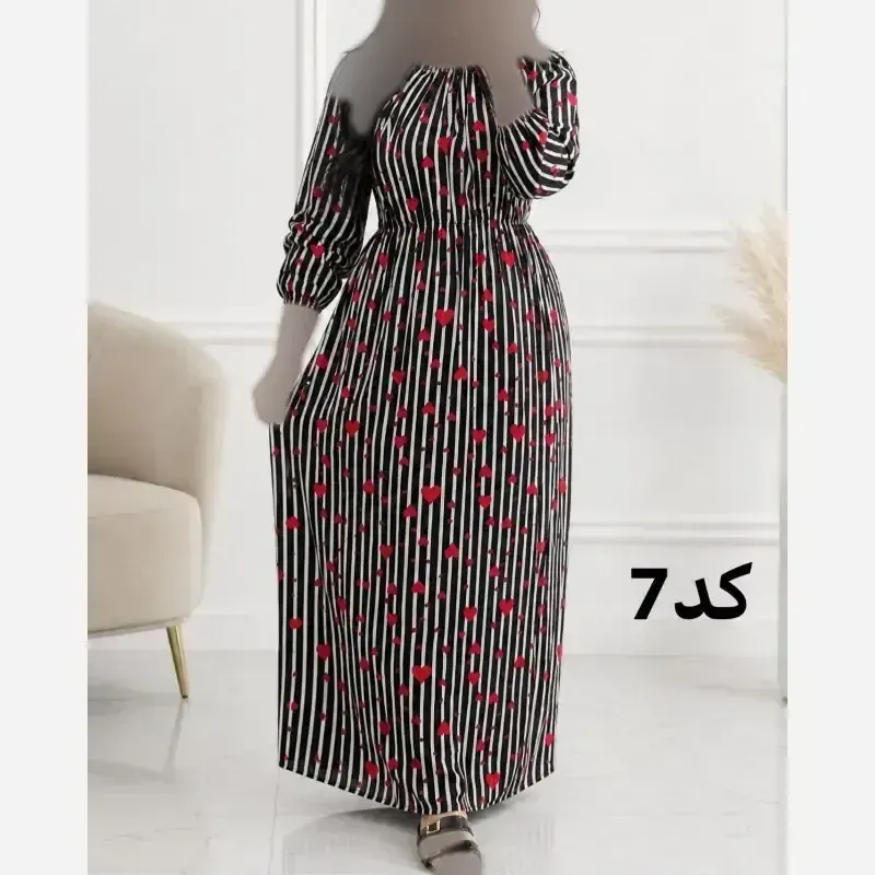 پیراهن ساحلی زنانه نخی خارجی نرم و لطیف سایز 38 تا 48