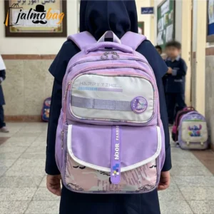 کوله پشتی مدرسه دخترانه ضد آب پارچه ریپس وارداتی مناسب کلاس اول تا چهارم - بلو قسط | خرید اقساطی و آنلاین