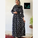 ساحلی نخی طرح دار ماچ خنک و تابستانه فری سایز - بلو قسط | خرید اقساطی و آنلاین