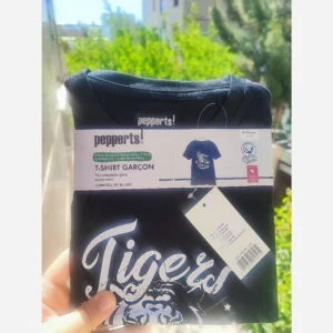 تیشرت بچگانه مشکی طرح tiger برند پیپرتس آلمان جنس پنبه ای - بلو قسط | خرید اقساطی و آنلاین