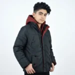 کاپشن برزنتی پسرانه مشکی - بلو قسط | خرید اقساطی و آنلاین