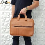 کیف اداری لپتاپی چرمی دستی و دوشی چرم صنعتی - بلو قسط | خرید اقساطی و آنلاین