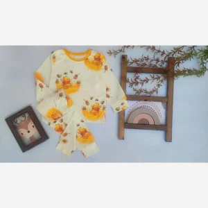 بلوز و شلوار راحتی بچگانه طرح پو سایز 35 و 40 - بلو قسط | خرید اقساطی و آنلاین