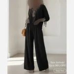 بلوز و شلوار نخی زنانه سبز یشمی فری سایز - بلو قسط | خرید اقساطی و آنلاین