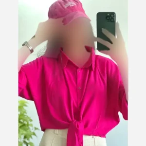 شومیز نخی گره ای خنک و تابستانه - بلو قسط | خرید اقساطی و آنلاین