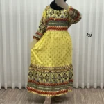 پیراهن ساحلی زنانه نخی مدل حاشیه دار ستاره فری سایز مناسب تا 46 - بلو قسط | خرید اقساطی و آنلاین