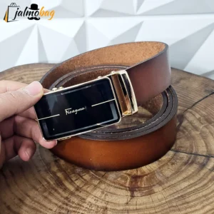 کمربند ریلی چرم طبیعی گاوی 3.5 سانت طول 125 سانتیمتر - بلو قسط | خرید اقساطی و آنلاین