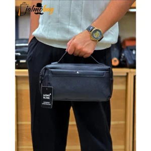 کیف دستی دوحالته مونت بلانک چرم وارداتی چهار زیپ - بلو قسط | خرید اقساطی و آنلاین