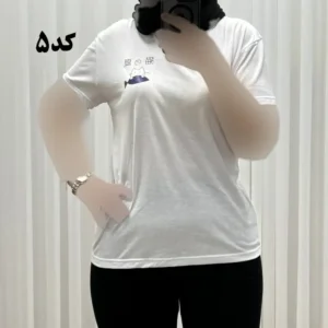 تیشرت زنانه وارداتی میکس طرحبندی کد 1269 جنس نخ پنبه چهارفصل تنخور راحت سایز M L XL - بلو قسط | خرید اقساطی و آنلاین
