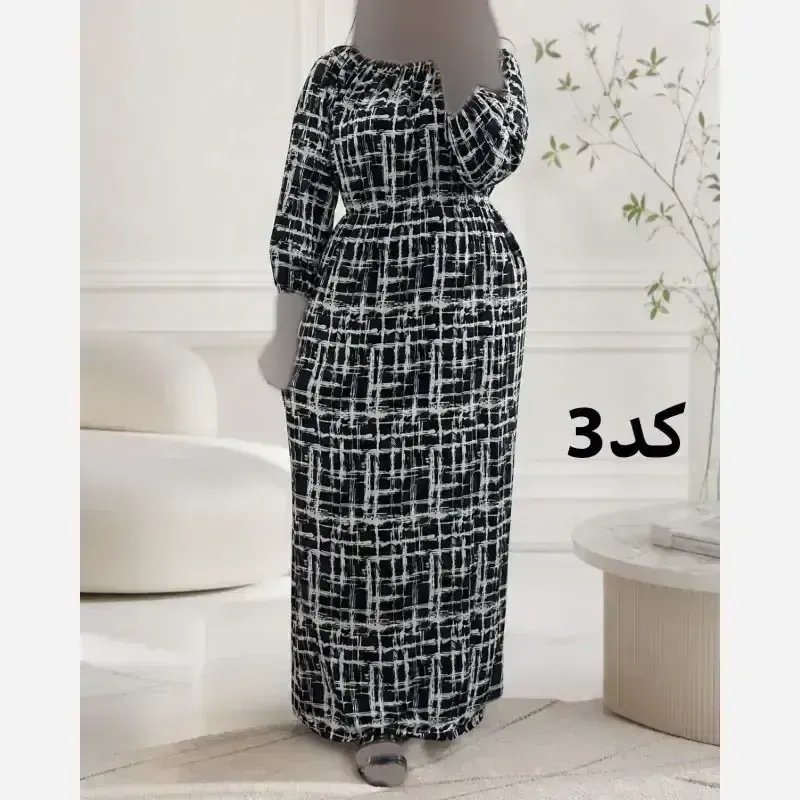 پیراهن ساحلی زنانه نخی خارجی نرم و لطیف سایز 38 تا 48
