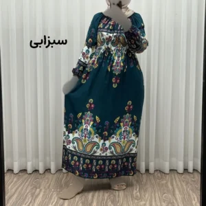 پیراهن ساحلی زنانه مدل ورشو نخی فری سایز مناسب تا سایز 48 - بلو قسط | خرید اقساطی و آنلاین