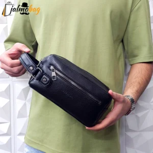 کیف دستی مردانه چرمی شوزبگ دو خانه چرم صنعتی خارجی - بلو قسط | خرید اقساطی و آنلاین